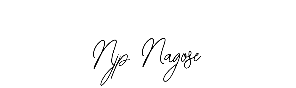 Njp Nagose stylish signature style. Best Handwritten Sign (Bearetta-2O07w) for my name. Handwritten Signature Collection Ideas for my name Njp Nagose. Njp Nagose signature style 12 images and pictures png