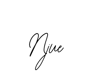 Make a beautiful signature design for name Njue. With this signature (Bearetta-2O07w) style, you can create a handwritten signature for free. Njue signature style 12 images and pictures png