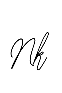 Also You can easily find your signature by using the search form. We will create Nk name handwritten signature images for you free of cost using Bearetta-2O07w sign style. Nk signature style 12 images and pictures png