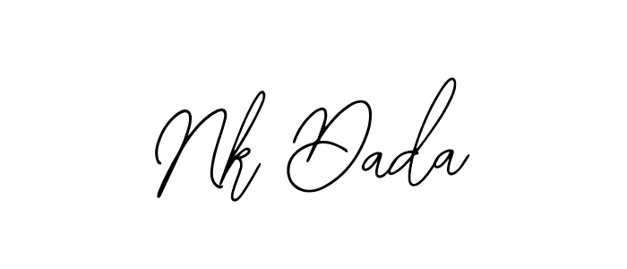 Design your own signature with our free online signature maker. With this signature software, you can create a handwritten (Bearetta-2O07w) signature for name Nk Dada. Nk Dada signature style 12 images and pictures png