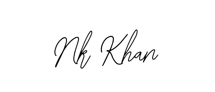 How to Draw Nk Khan signature style? Bearetta-2O07w is a latest design signature styles for name Nk Khan. Nk Khan signature style 12 images and pictures png