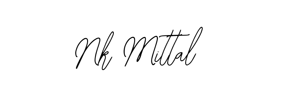 How to make Nk Mittal signature? Bearetta-2O07w is a professional autograph style. Create handwritten signature for Nk Mittal name. Nk Mittal signature style 12 images and pictures png
