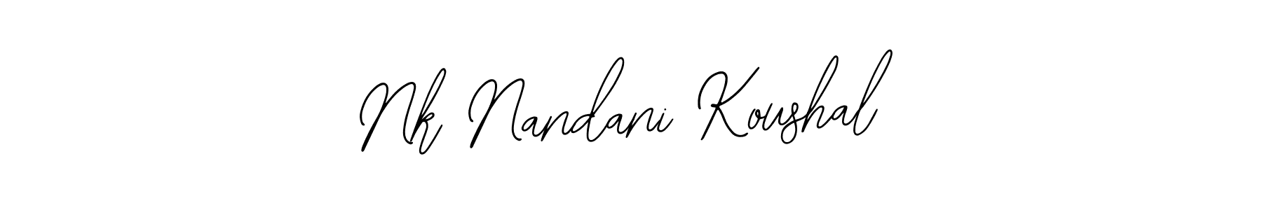 You can use this online signature creator to create a handwritten signature for the name Nk Nandani Koushal. This is the best online autograph maker. Nk Nandani Koushal signature style 12 images and pictures png