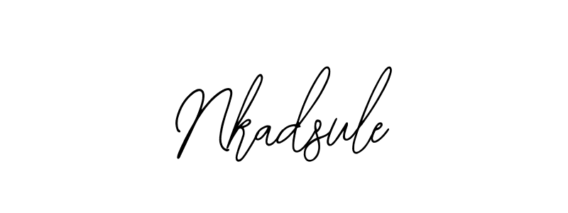 Create a beautiful signature design for name Nkadsule. With this signature (Bearetta-2O07w) fonts, you can make a handwritten signature for free. Nkadsule signature style 12 images and pictures png