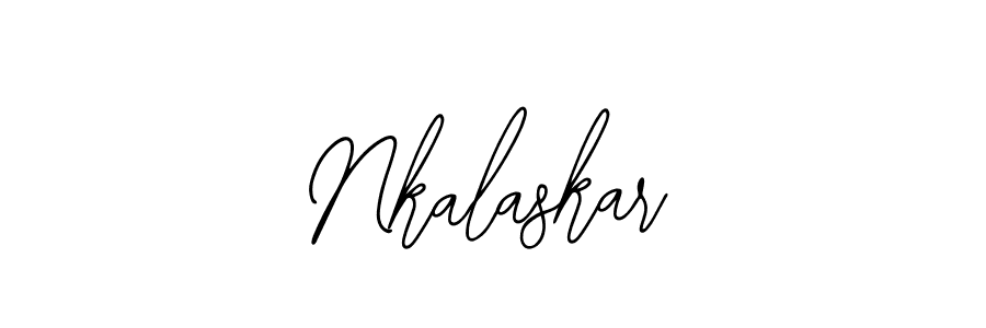 Nkalaskar stylish signature style. Best Handwritten Sign (Bearetta-2O07w) for my name. Handwritten Signature Collection Ideas for my name Nkalaskar. Nkalaskar signature style 12 images and pictures png