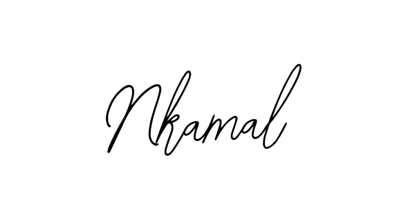How to make Nkamal name signature. Use Bearetta-2O07w style for creating short signs online. This is the latest handwritten sign. Nkamal signature style 12 images and pictures png