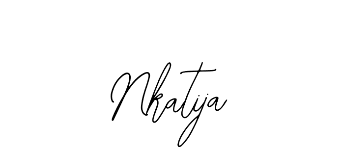 Bearetta-2O07w is a professional signature style that is perfect for those who want to add a touch of class to their signature. It is also a great choice for those who want to make their signature more unique. Get Nkatija name to fancy signature for free. Nkatija signature style 12 images and pictures png