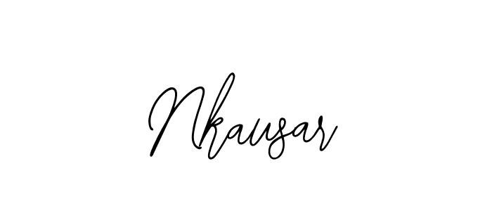 Design your own signature with our free online signature maker. With this signature software, you can create a handwritten (Bearetta-2O07w) signature for name Nkausar. Nkausar signature style 12 images and pictures png