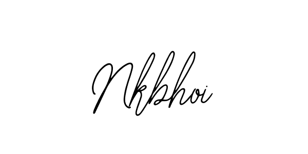 You should practise on your own different ways (Bearetta-2O07w) to write your name (Nkbhoi) in signature. don't let someone else do it for you. Nkbhoi signature style 12 images and pictures png