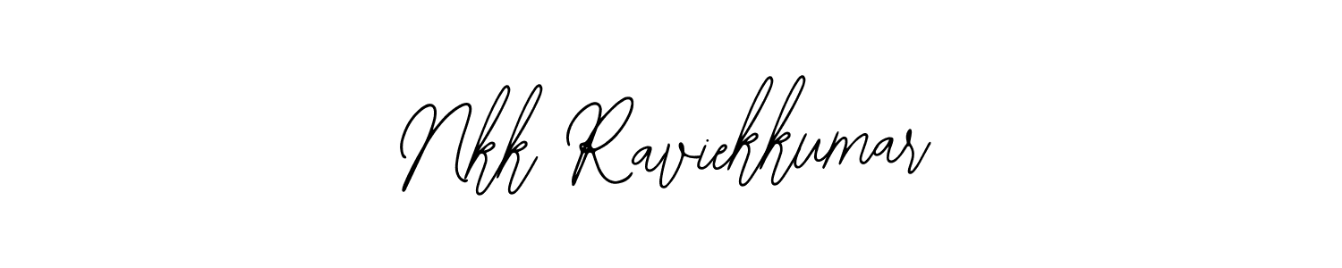 How to Draw Nkk Raviekkumar signature style? Bearetta-2O07w is a latest design signature styles for name Nkk Raviekkumar. Nkk Raviekkumar signature style 12 images and pictures png