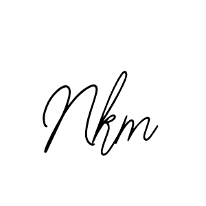 Use a signature maker to create a handwritten signature online. With this signature software, you can design (Bearetta-2O07w) your own signature for name Nkm. Nkm signature style 12 images and pictures png