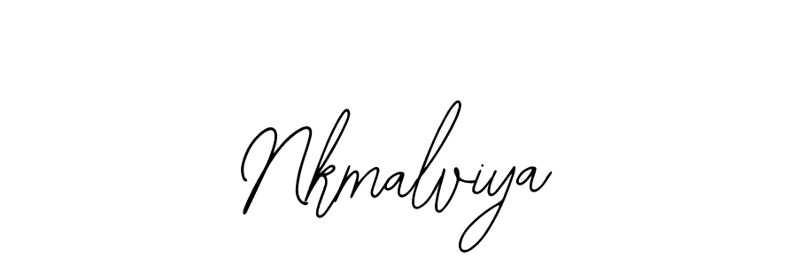 Use a signature maker to create a handwritten signature online. With this signature software, you can design (Bearetta-2O07w) your own signature for name Nkmalviya. Nkmalviya signature style 12 images and pictures png
