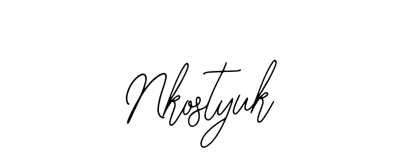 Nkostyuk stylish signature style. Best Handwritten Sign (Bearetta-2O07w) for my name. Handwritten Signature Collection Ideas for my name Nkostyuk. Nkostyuk signature style 12 images and pictures png