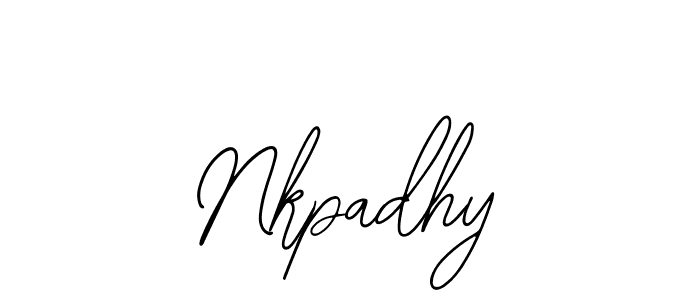 if you are searching for the best signature style for your name Nkpadhy. so please give up your signature search. here we have designed multiple signature styles  using Bearetta-2O07w. Nkpadhy signature style 12 images and pictures png