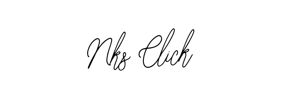 Bearetta-2O07w is a professional signature style that is perfect for those who want to add a touch of class to their signature. It is also a great choice for those who want to make their signature more unique. Get Nks Click name to fancy signature for free. Nks Click signature style 12 images and pictures png