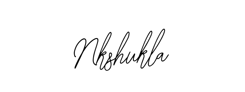 The best way (Bearetta-2O07w) to make a short signature is to pick only two or three words in your name. The name Nkshukla include a total of six letters. For converting this name. Nkshukla signature style 12 images and pictures png