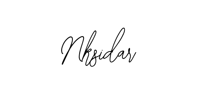 Also we have Nksidar name is the best signature style. Create professional handwritten signature collection using Bearetta-2O07w autograph style. Nksidar signature style 12 images and pictures png