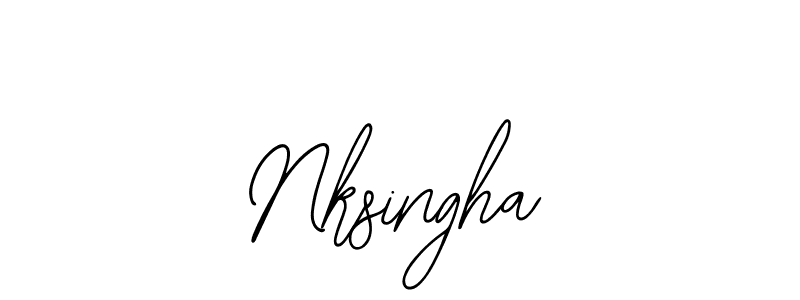 Create a beautiful signature design for name Nksingha. With this signature (Bearetta-2O07w) fonts, you can make a handwritten signature for free. Nksingha signature style 12 images and pictures png