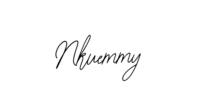 Make a beautiful signature design for name Nkuemmy. With this signature (Bearetta-2O07w) style, you can create a handwritten signature for free. Nkuemmy signature style 12 images and pictures png