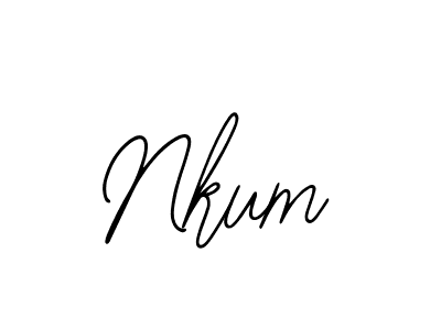Make a beautiful signature design for name Nkum. With this signature (Bearetta-2O07w) style, you can create a handwritten signature for free. Nkum signature style 12 images and pictures png