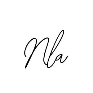 How to make Nla name signature. Use Bearetta-2O07w style for creating short signs online. This is the latest handwritten sign. Nla signature style 12 images and pictures png