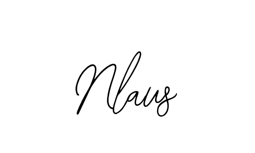 The best way (Bearetta-2O07w) to make a short signature is to pick only two or three words in your name. The name Nlaus include a total of six letters. For converting this name. Nlaus signature style 12 images and pictures png