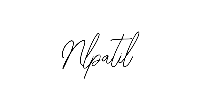 How to make Nlpatil name signature. Use Bearetta-2O07w style for creating short signs online. This is the latest handwritten sign. Nlpatil signature style 12 images and pictures png