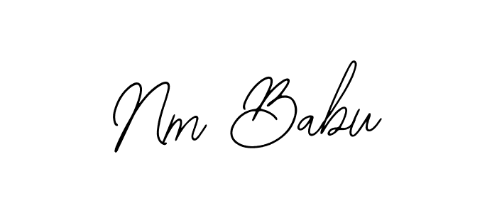 Check out images of Autograph of Nm Babu name. Actor Nm Babu Signature Style. Bearetta-2O07w is a professional sign style online. Nm Babu signature style 12 images and pictures png