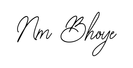 Enhance your business communications with Nm Bhoye signature in Bearetta-2O07w lettering. Clean, modern, and universally compatible. Nm Bhoye signature style 12 images and pictures png