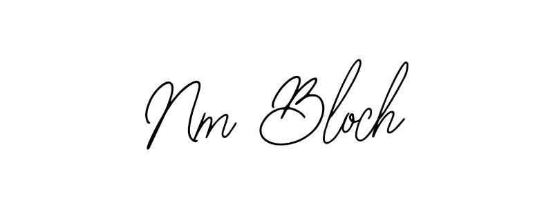 Design your own signature with our free online signature maker. With this signature software, you can create a handwritten (Bearetta-2O07w) signature for name Nm Bloch. Nm Bloch signature style 12 images and pictures png