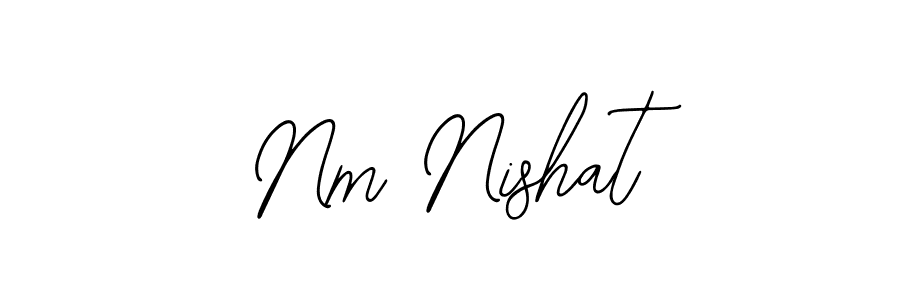 Design your own signature with our free online signature maker. With this signature software, you can create a handwritten (Bearetta-2O07w) signature for name Nm Nishat. Nm Nishat signature style 12 images and pictures png