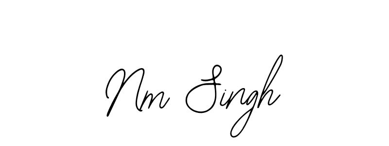 Also we have Nm Singh name is the best signature style. Create professional handwritten signature collection using Bearetta-2O07w autograph style. Nm Singh signature style 12 images and pictures png