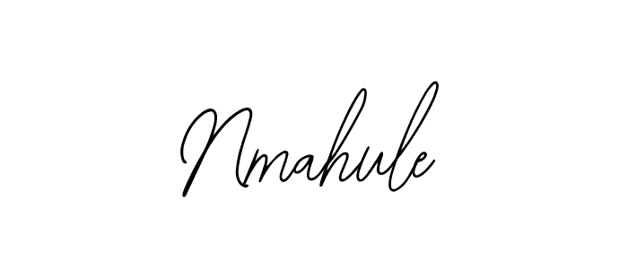 Make a beautiful signature design for name Nmahule. With this signature (Bearetta-2O07w) style, you can create a handwritten signature for free. Nmahule signature style 12 images and pictures png