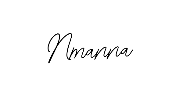 You should practise on your own different ways (Bearetta-2O07w) to write your name (Nmanna) in signature. don't let someone else do it for you. Nmanna signature style 12 images and pictures png