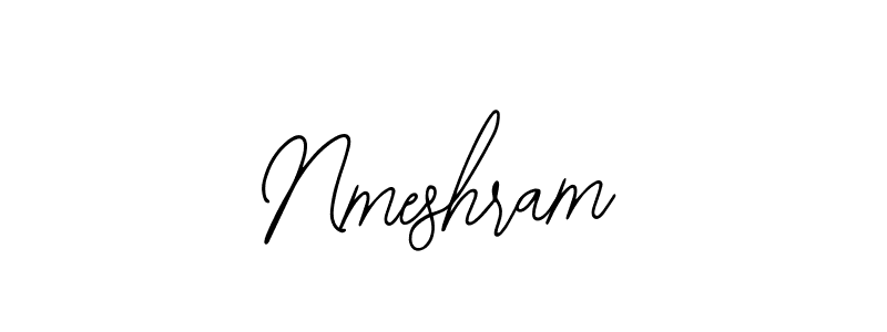 You should practise on your own different ways (Bearetta-2O07w) to write your name (Nmeshram) in signature. don't let someone else do it for you. Nmeshram signature style 12 images and pictures png