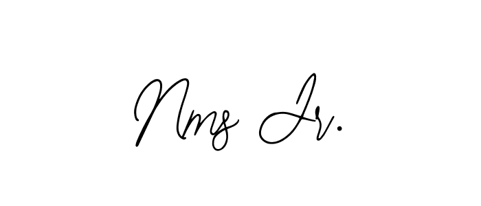 Make a beautiful signature design for name Nms Jr.. With this signature (Bearetta-2O07w) style, you can create a handwritten signature for free. Nms Jr. signature style 12 images and pictures png