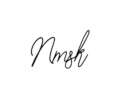 The best way (Bearetta-2O07w) to make a short signature is to pick only two or three words in your name. The name Nmsk include a total of six letters. For converting this name. Nmsk signature style 12 images and pictures png
