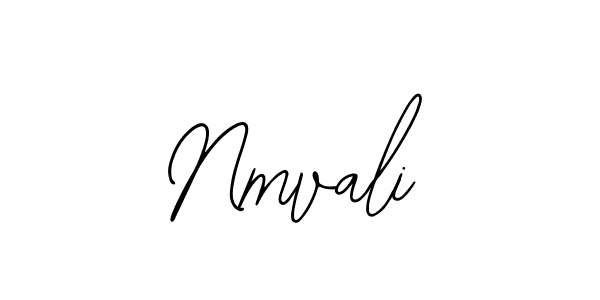 You should practise on your own different ways (Bearetta-2O07w) to write your name (Nmvali) in signature. don't let someone else do it for you. Nmvali signature style 12 images and pictures png