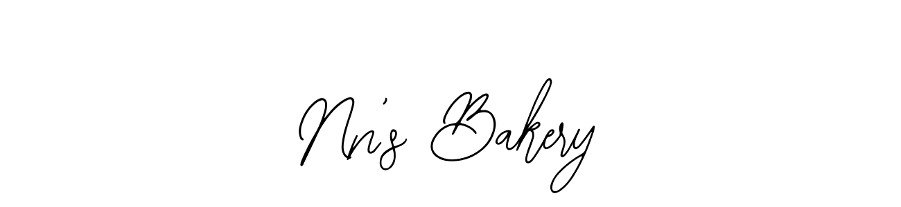 Use a signature maker to create a handwritten signature online. With this signature software, you can design (Bearetta-2O07w) your own signature for name Nn’s Bakery. Nn’s Bakery signature style 12 images and pictures png