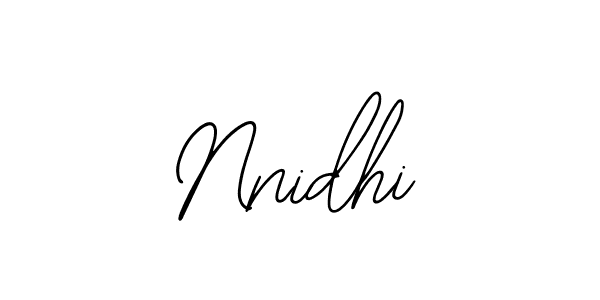 Design your own signature with our free online signature maker. With this signature software, you can create a handwritten (Bearetta-2O07w) signature for name Nnidhi. Nnidhi signature style 12 images and pictures png