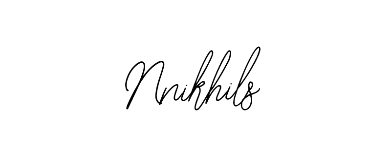 Similarly Bearetta-2O07w is the best handwritten signature design. Signature creator online .You can use it as an online autograph creator for name Nnikhils. Nnikhils signature style 12 images and pictures png