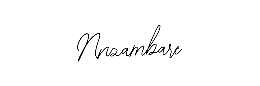 How to make Nnzambare signature? Bearetta-2O07w is a professional autograph style. Create handwritten signature for Nnzambare name. Nnzambare signature style 12 images and pictures png