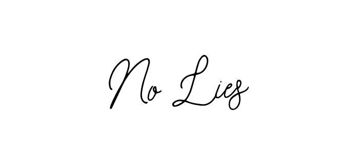 Design your own signature with our free online signature maker. With this signature software, you can create a handwritten (Bearetta-2O07w) signature for name No Lies. No Lies signature style 12 images and pictures png