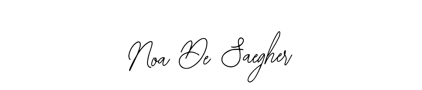 Bearetta-2O07w is a professional signature style that is perfect for those who want to add a touch of class to their signature. It is also a great choice for those who want to make their signature more unique. Get Noa De Saegher name to fancy signature for free. Noa De Saegher signature style 12 images and pictures png