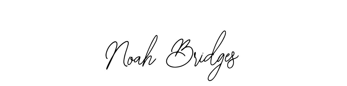 Design your own signature with our free online signature maker. With this signature software, you can create a handwritten (Bearetta-2O07w) signature for name Noah Bridges. Noah Bridges signature style 12 images and pictures png
