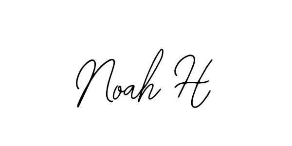 It looks lik you need a new signature style for name Noah H. Design unique handwritten (Bearetta-2O07w) signature with our free signature maker in just a few clicks. Noah H signature style 12 images and pictures png