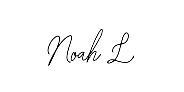 Bearetta-2O07w is a professional signature style that is perfect for those who want to add a touch of class to their signature. It is also a great choice for those who want to make their signature more unique. Get Noah L name to fancy signature for free. Noah L signature style 12 images and pictures png