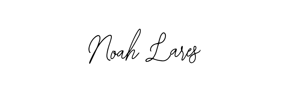The best way (Bearetta-2O07w) to make a short signature is to pick only two or three words in your name. The name Noah Lares include a total of six letters. For converting this name. Noah Lares signature style 12 images and pictures png