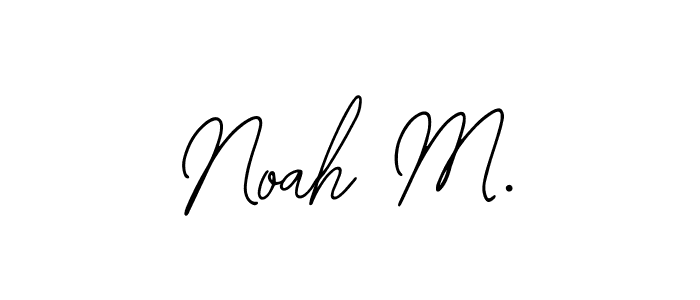 Make a short Noah M. signature style. Manage your documents anywhere anytime using Bearetta-2O07w. Create and add eSignatures, submit forms, share and send files easily. Noah M. signature style 12 images and pictures png