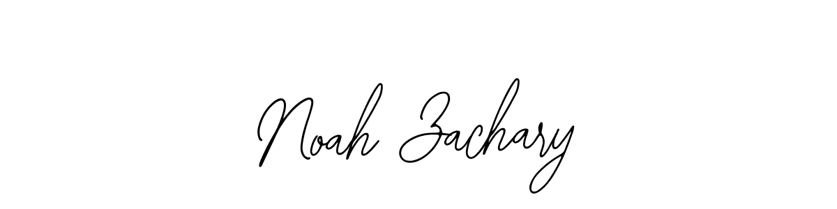 How to make Noah Zachary name signature. Use Bearetta-2O07w style for creating short signs online. This is the latest handwritten sign. Noah Zachary signature style 12 images and pictures png